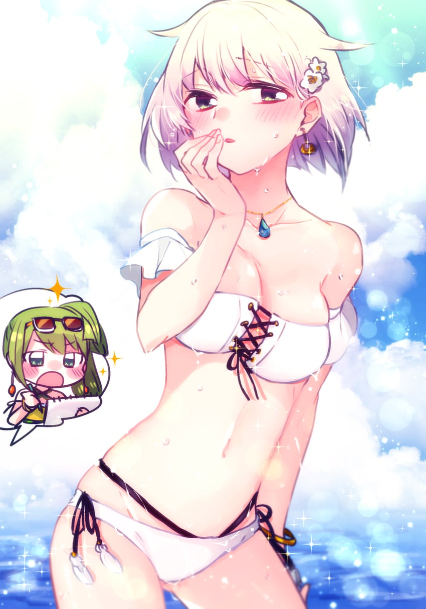alina gray and azusa mifuyu (mahou shoujo madoka magica and 1 more) drawn by mizuki_(flowerlanguage)