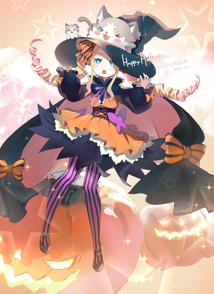 beatrice and puck (re:zero kara hajimeru isekai seikatsu and 1 more) drawn by hiwa_kouta