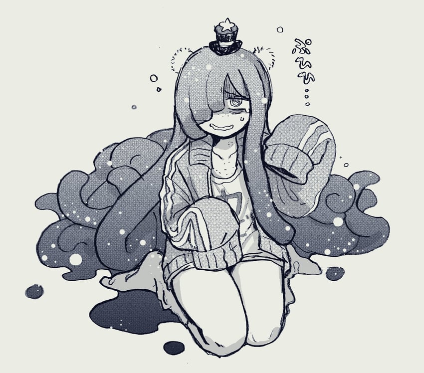 puniru and less kawaii than all the garbage in the world puniru (puniru wa kawaii slime) drawn by daikyoukin_(dikykn)