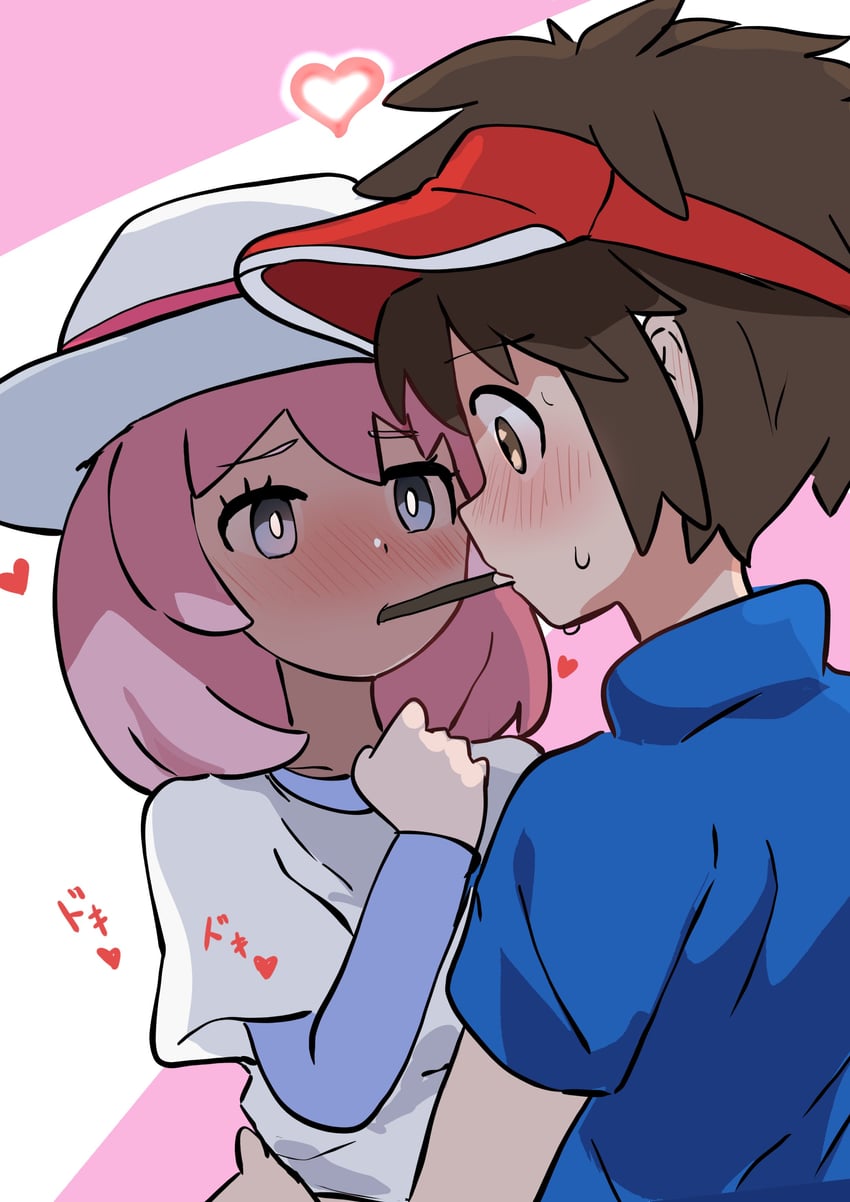 nate and yancy (pokemon and 1 more) drawn by makademia