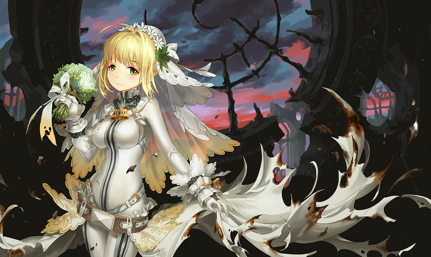 nero claudius (fate and 2 more) drawn by seeker