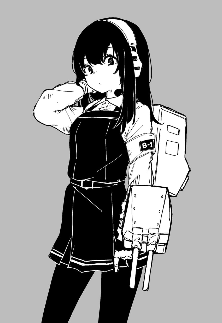 asashio and asashio kai ni (kantai collection) drawn by daigaku_jitome