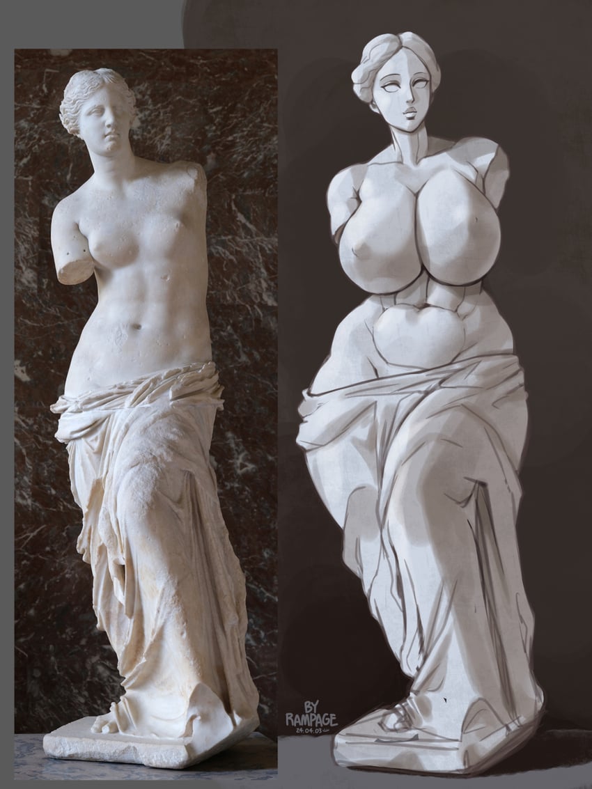 venus de milo drawn by rampage_(leedash2)
