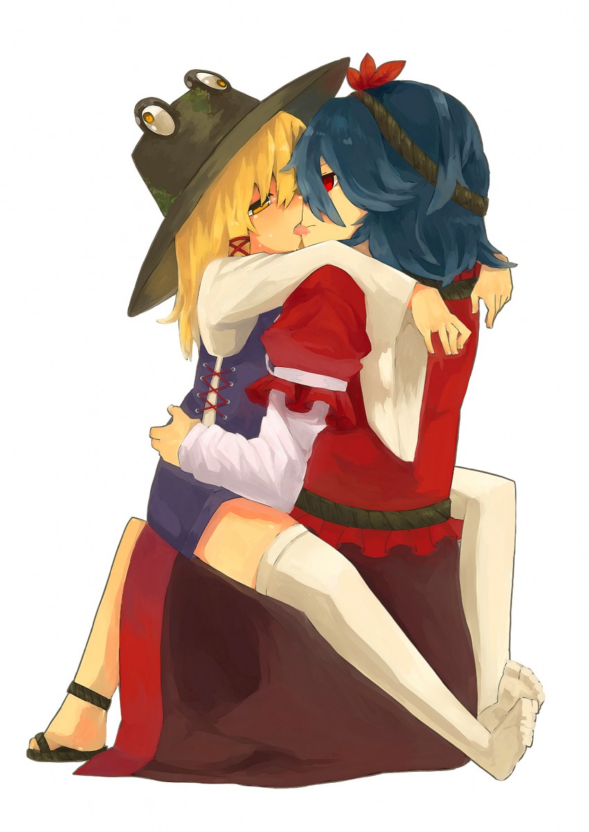 moriya suwako and yasaka kanako (touhou) drawn by yomosaka