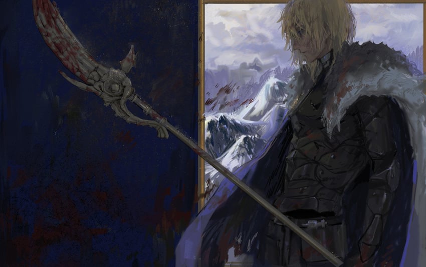 dimitri alexandre blaiddyd (fire emblem and 1 more) drawn by qunqing