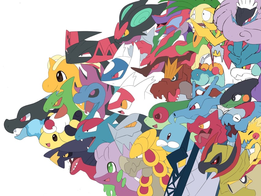 charizard, garchomp, latias, altaria, dragonite, and 31 more (pokemon) drawn by p9kfxaofqi54546