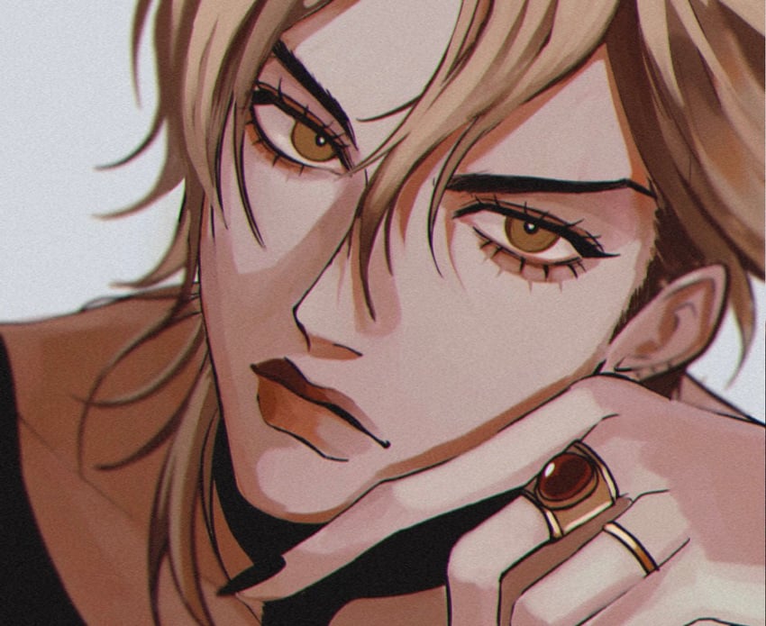 dio brando (jojo no kimyou na bouken and 1 more) drawn by 486_pi