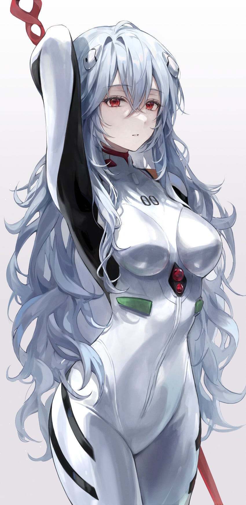 ayanami rei (neon genesis evangelion and 2 more) drawn by ekina_(1217)