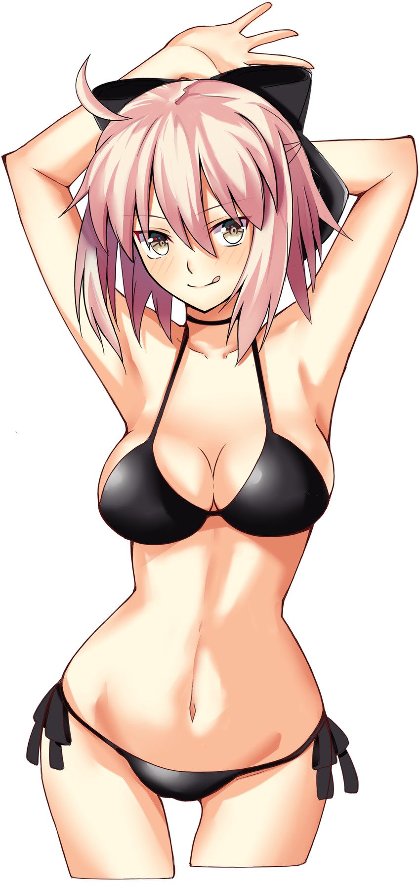 okita souji (fate and 2 more) drawn by yuchio