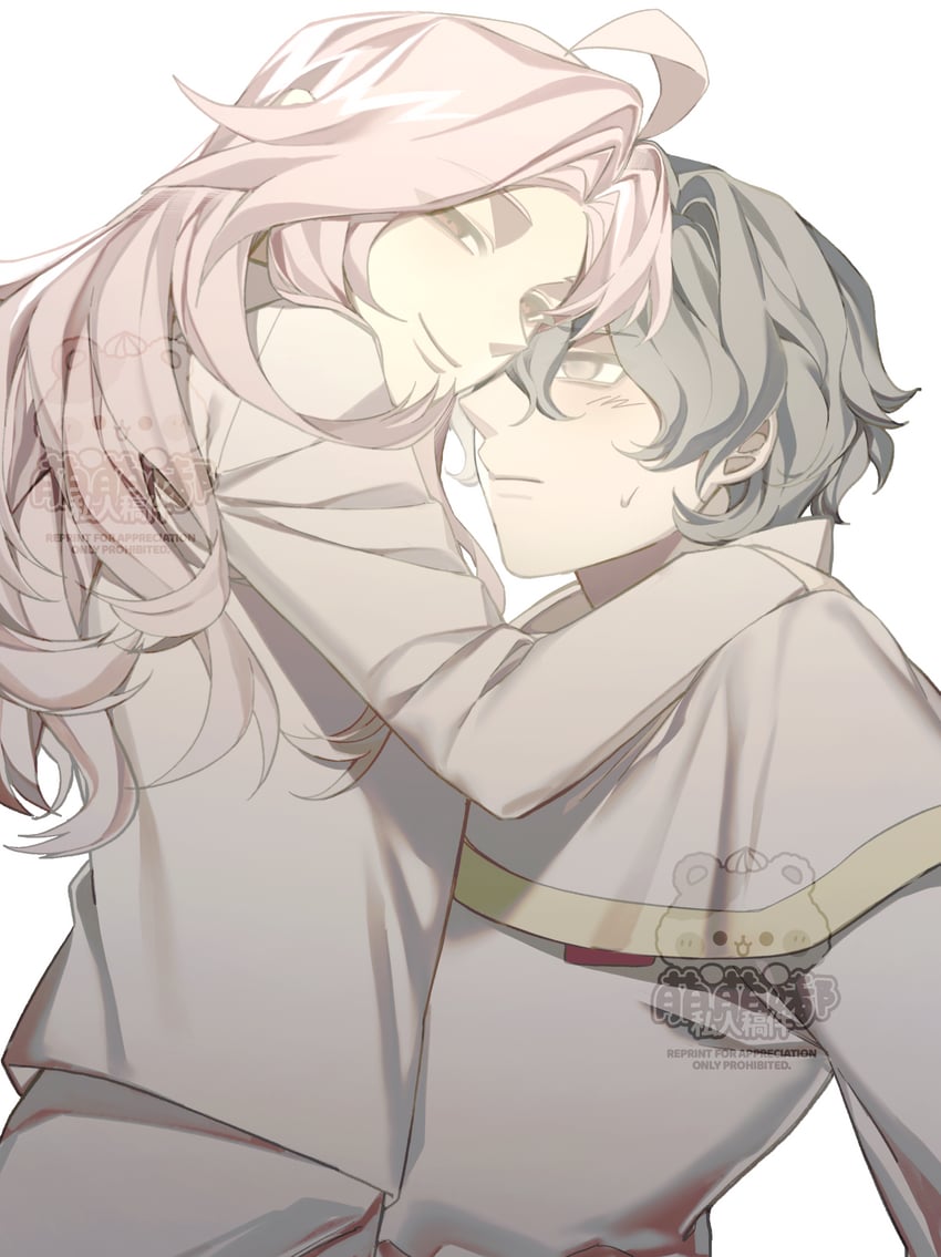 hatsutori hajime and utsugi noriyuki (saibou shinkyoku) drawn by chunaizhanshi23057