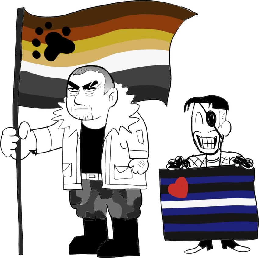 majima goro and saejima taiga (ryuu ga gotoku) drawn by frfrongg