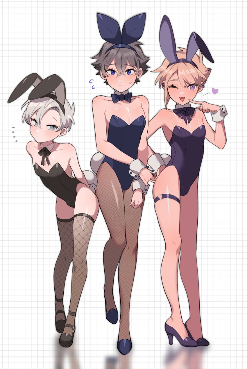 momo, xiao mei, and yu shin (original) drawn by ming_(5unri5e666)