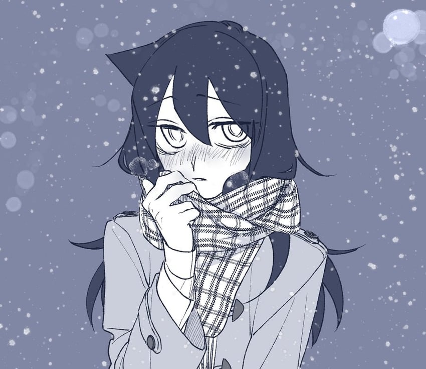 kuroki tomoko (watashi ga motenai no wa dou kangaetemo omaera ga warui!) drawn by meronpan_saikyo