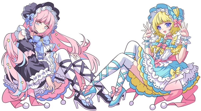 minami mirei (original and 2 more) drawn by meremero