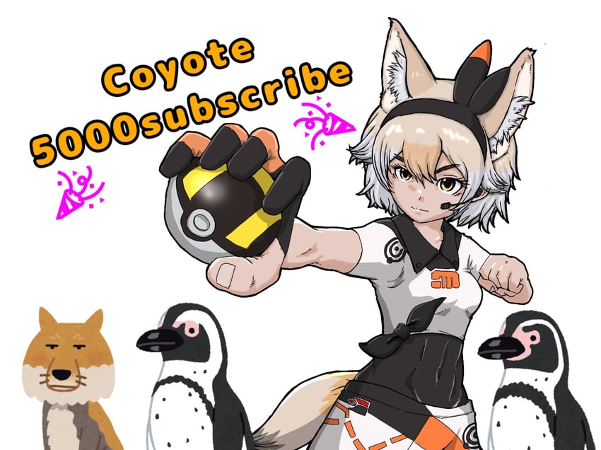 bea and coyote (pokemon and 2 more) drawn by taku_san39