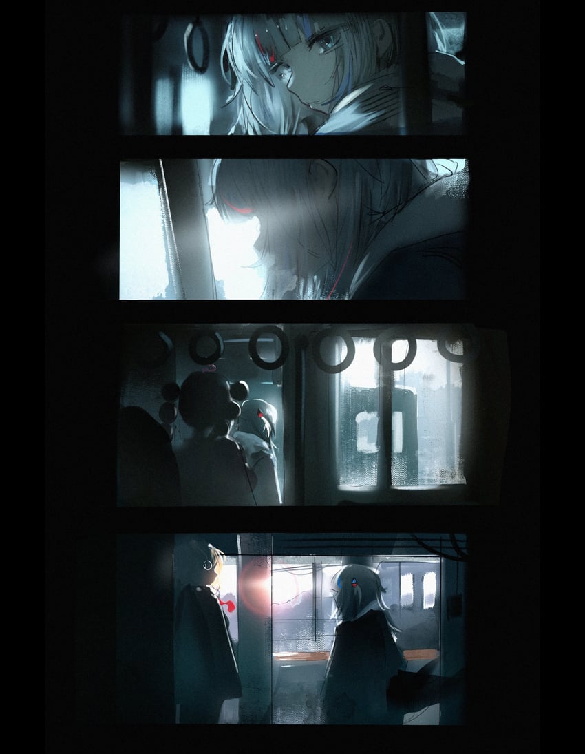 gawr gura, watson amelia, and tsukumo sana (hololive and 1 more) drawn by greedice