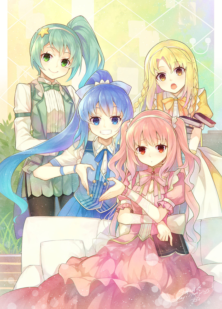 ling meixue, ling meiqi, xiao lan, and beibei (balala the fairies and 1 more) drawn by heiwari_kanade
