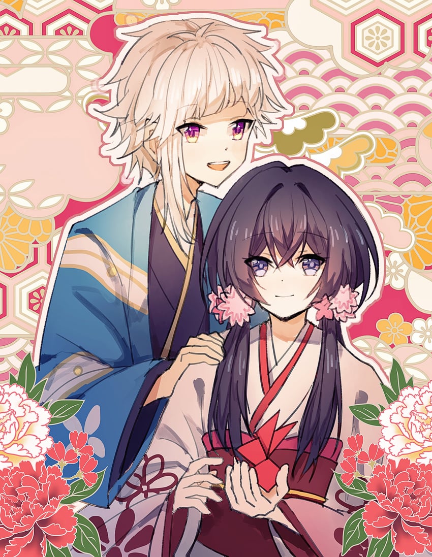 nakajima atsushi and izumi kyouka (bungou stray dogs and 1 more) drawn by ccheilee