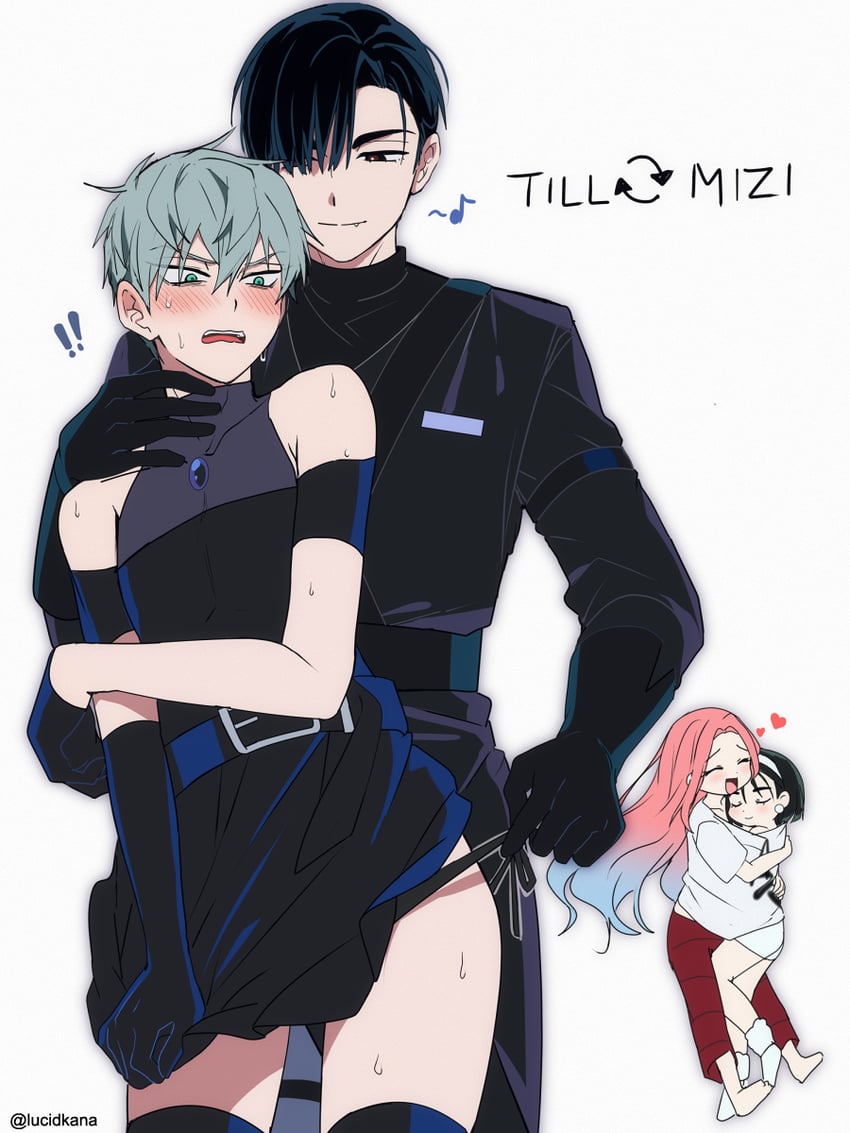 sua, mizi, till, and ivan (alien stage) drawn by lucidkana