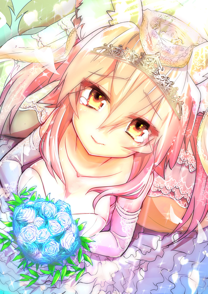 tamamo and tamamo no mae (fate and 1 more) drawn by wisespeak