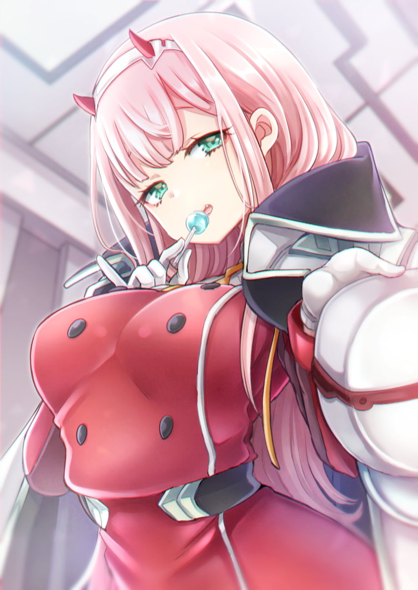 zero two (darling in the franxx) drawn by kamiya_zuzu