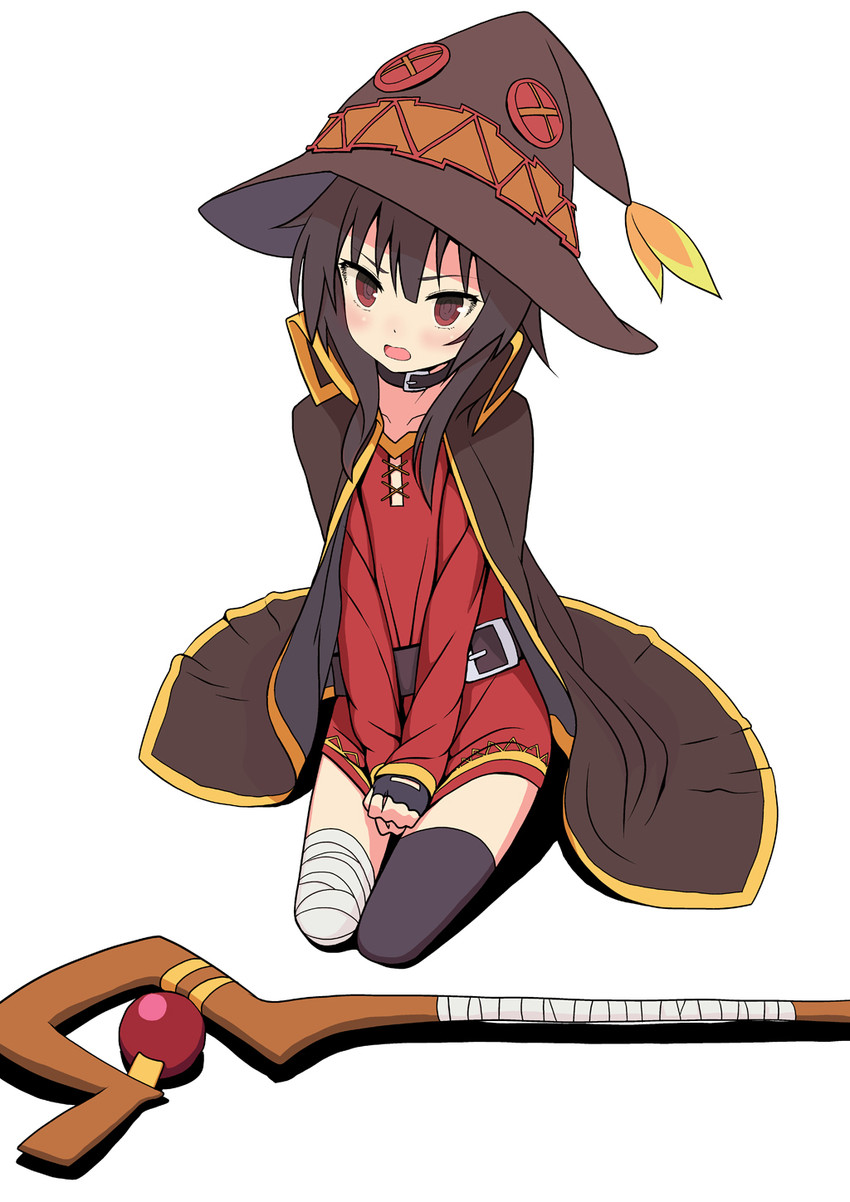 megumin (kono subarashii sekai ni shukufuku wo!) drawn by mocha_(snowflake)