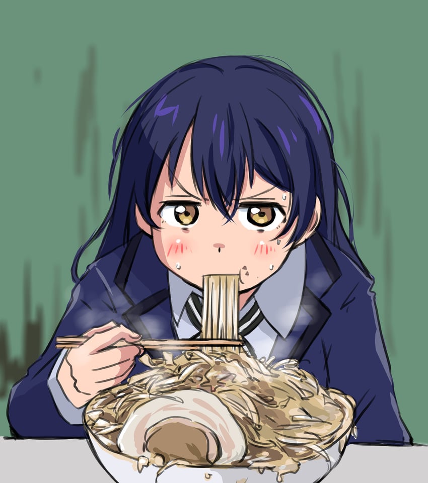 sonoda umi and nyaan (love live! and 4 more) drawn by maruyo