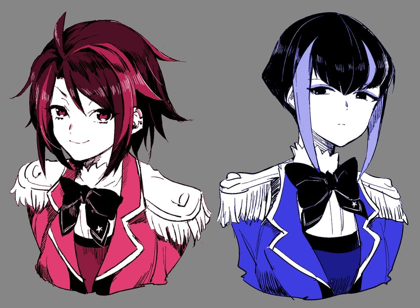 hibiki anna and yachigusa momoko (aikatsu! and 1 more) drawn by shiontaso