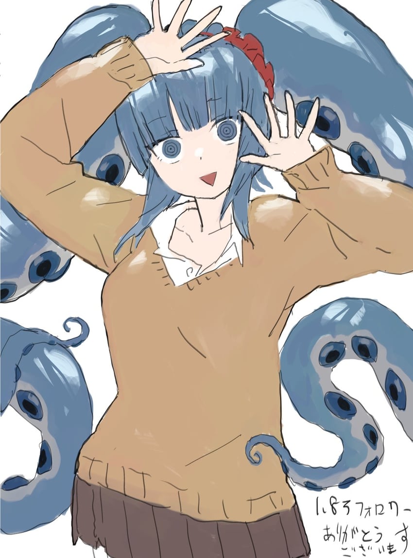 mizudako-chan (original and 1 more) drawn by megame_(okbnkn)