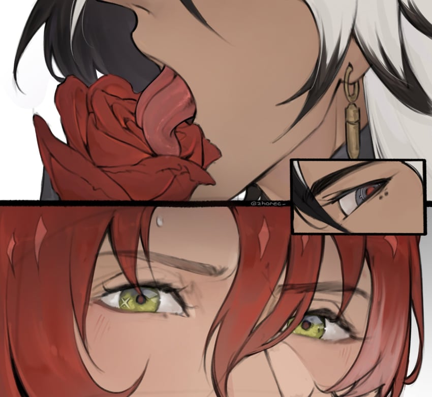 boothill and argenti (honkai and 1 more) drawn by zhorec