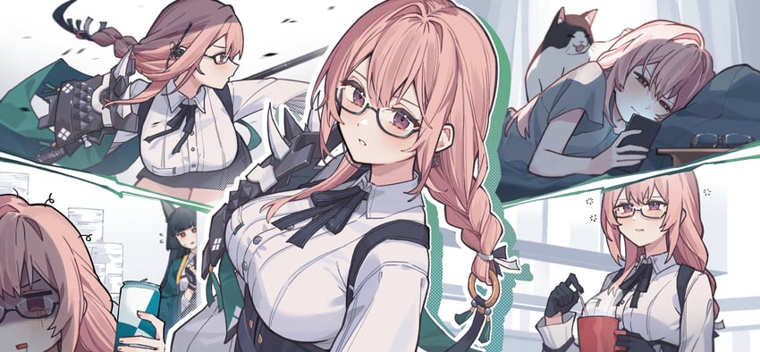 hoshimi miyabi and tsukishiro yanagi (zenless zone zero) drawn by tsukino_(nakajimaseiki)