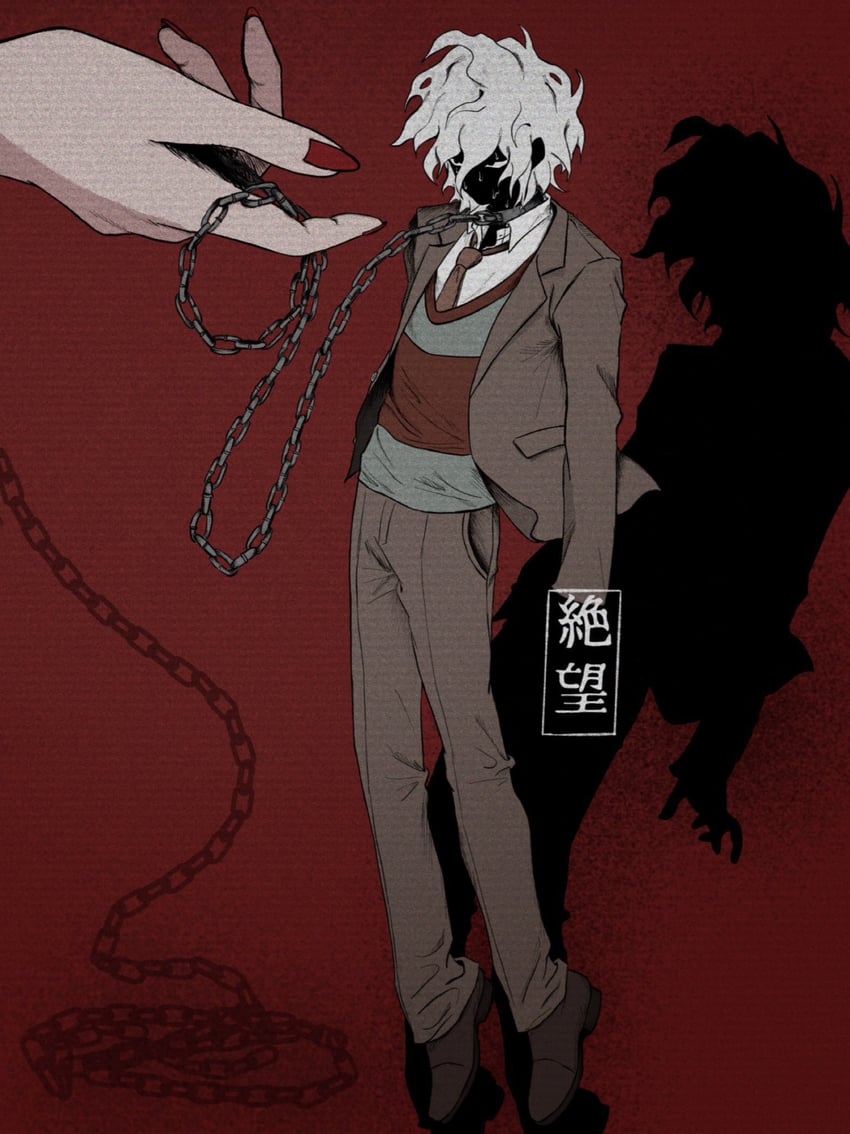 komaeda nagito (danganronpa and 1 more) drawn by uri_ka55