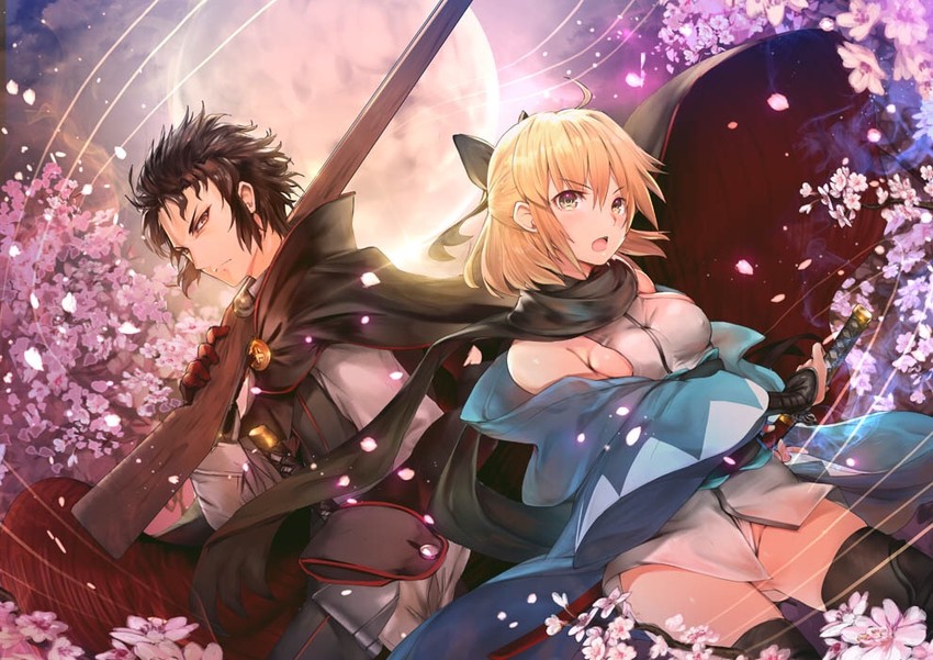 okita souji and hijikata toshizou (fate and 1 more) drawn by teddypocky