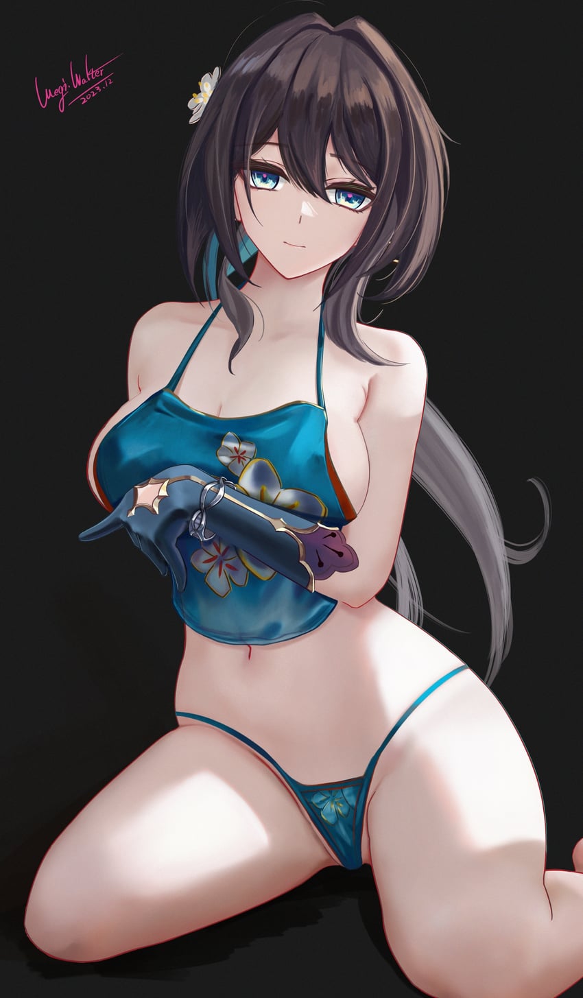 ruan mei (honkai and 1 more) drawn by meginalter