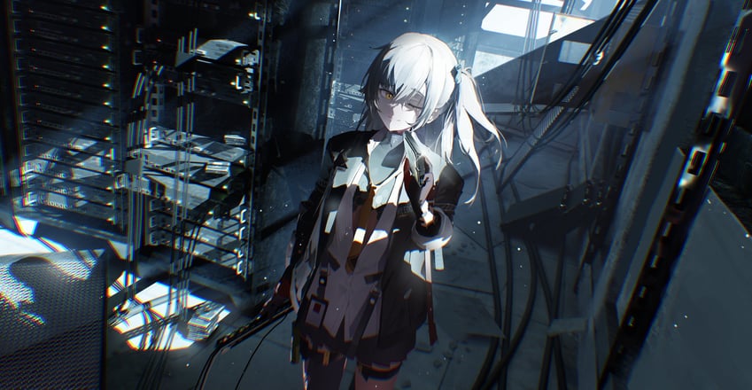 ump45 and leva (girls' frontline and 1 more) drawn by fashi_laizi_weilai