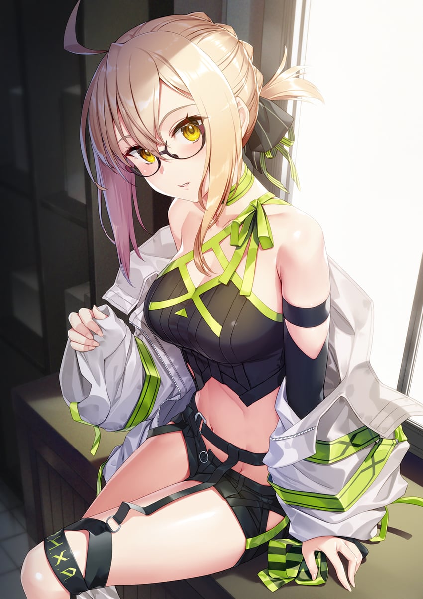 artoria pendragon and mysterious idol x alter (fate and 1 more) drawn by nonderi
