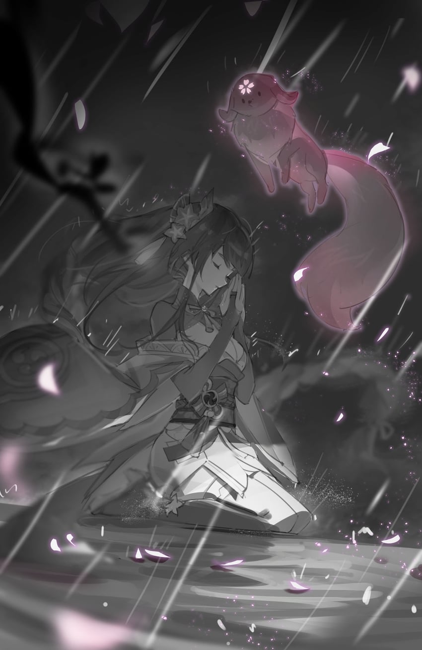 raiden shogun and yae miko (genshin impact) drawn by huai8494