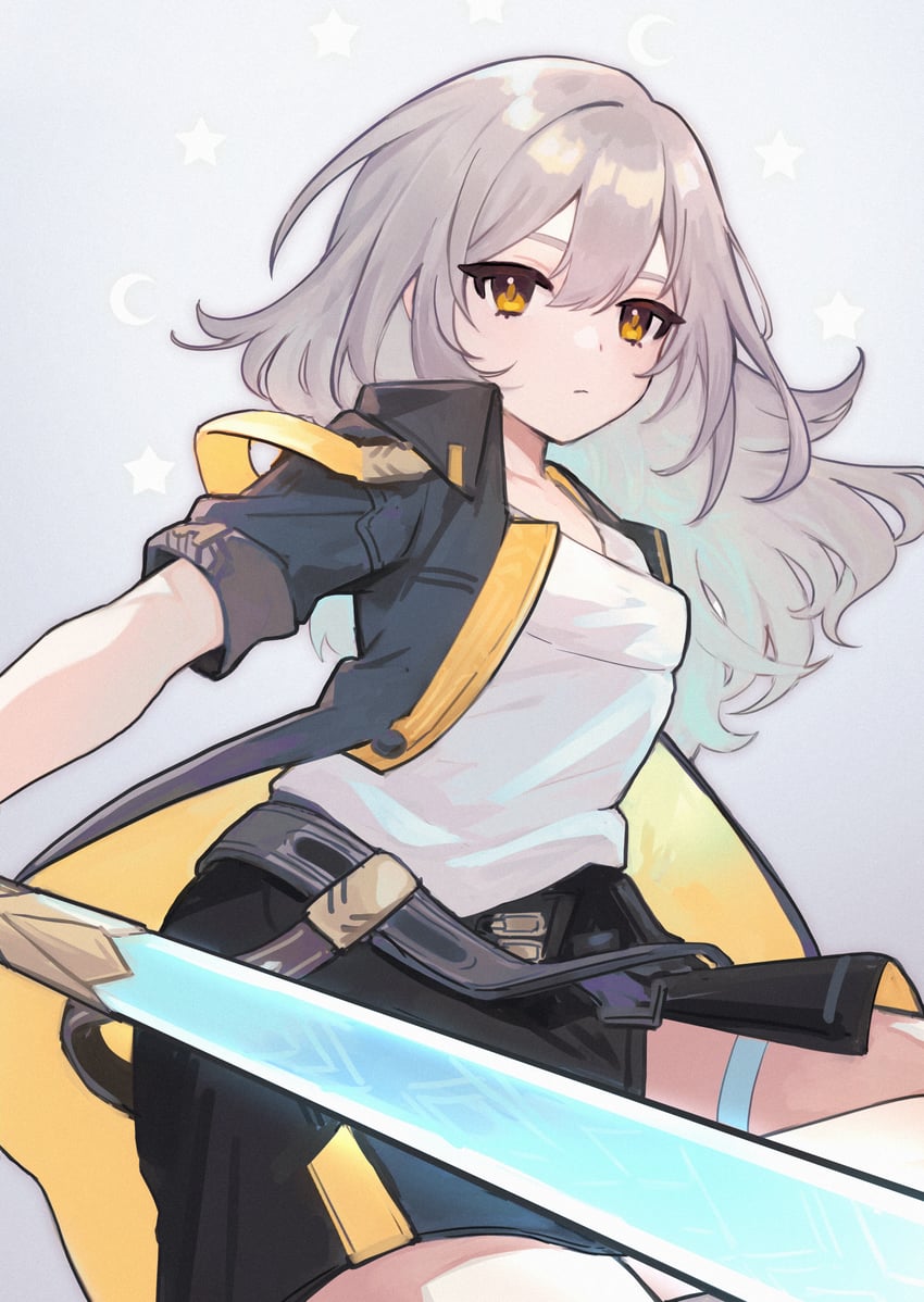 trailblazer and stelle (honkai and 1 more) drawn by 5kakuten