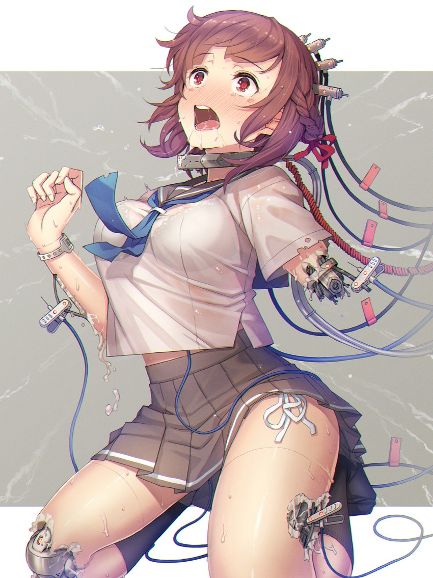 android girl #2 (original) drawn by itou_(onsoku_tassha)