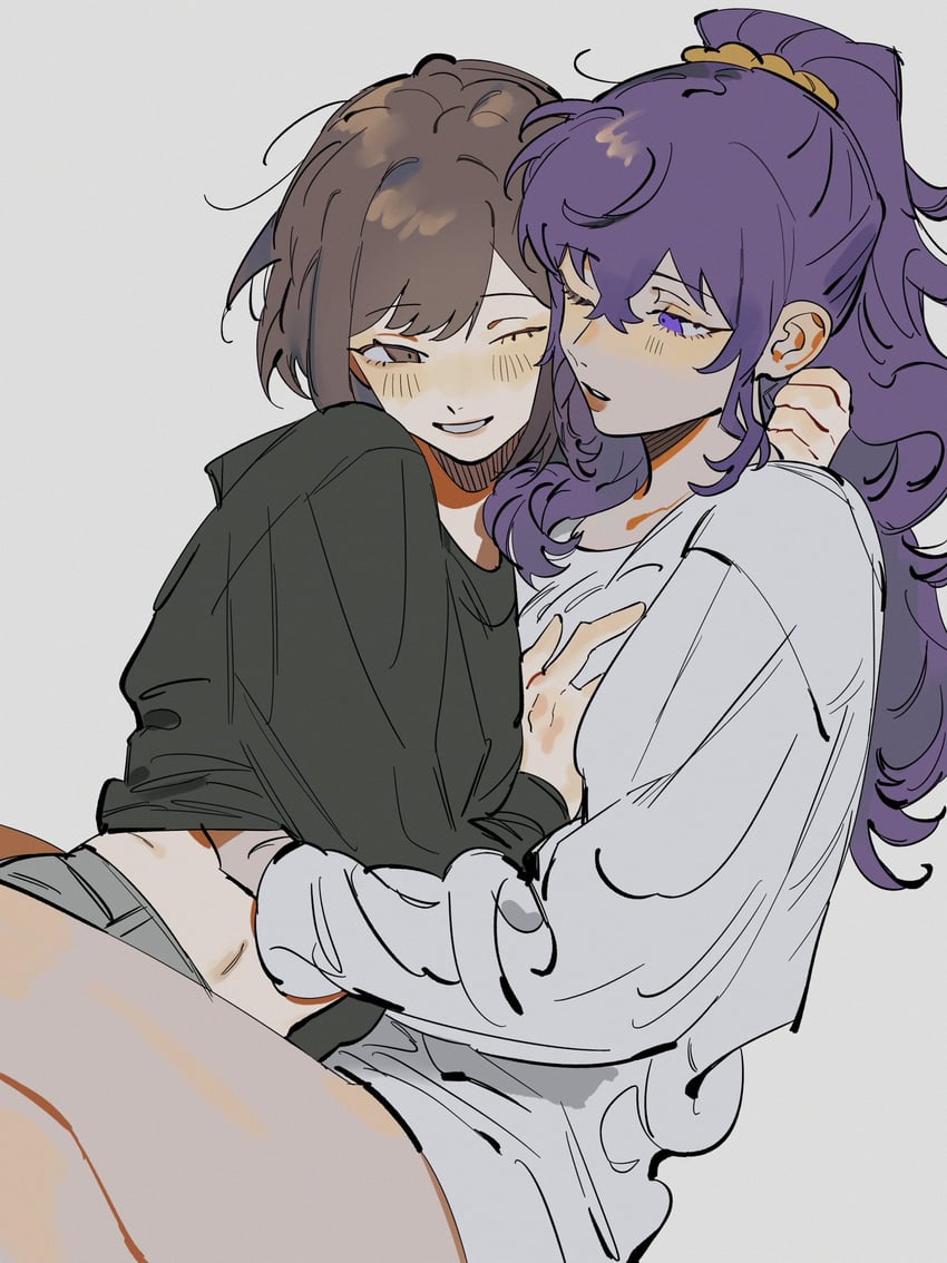 asahina mafuyu and shinonome ena (project sekai) drawn by akmizuk