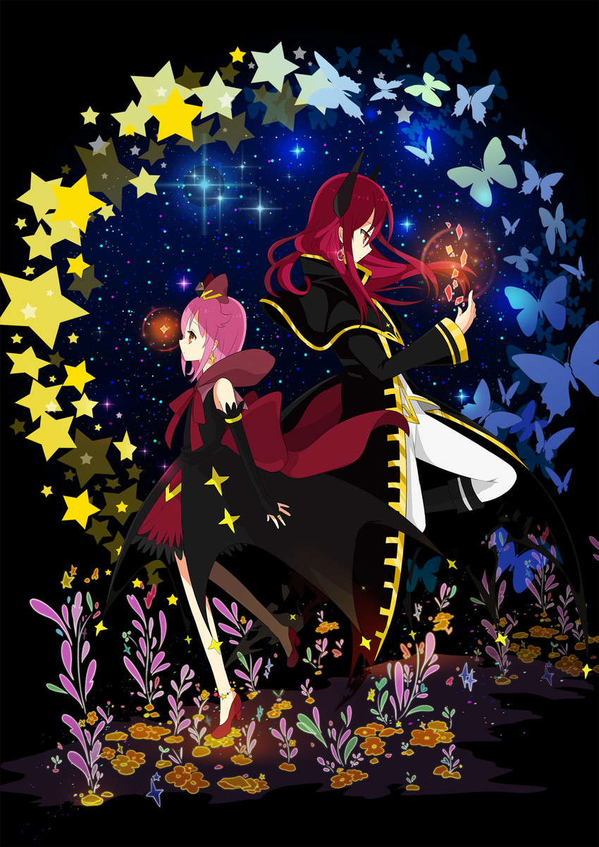 subaru and minato (houkago no pleiades) drawn by bottle_(x890264)
