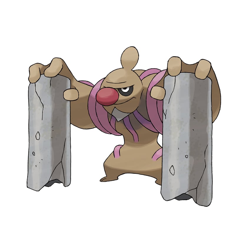 conkeldurr (pokemon and 1 more) drawn by sugimori_ken