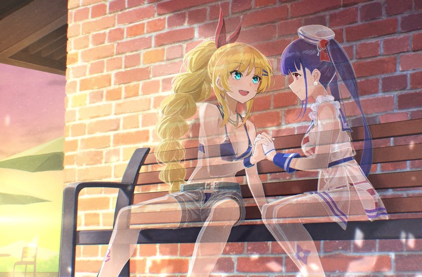 satsuki mari and kanzaki adelheid (heaven burns red) drawn by sipeiren