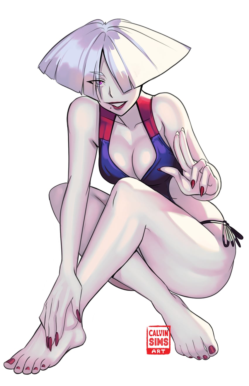 a.k.i. (street fighter and 1 more) drawn by calvin_sims