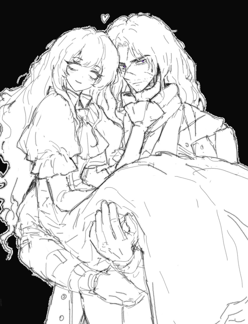heathcliff, catherine, erlking heathcliff, and every catherine (project moon and 1 more) drawn by anzekeye