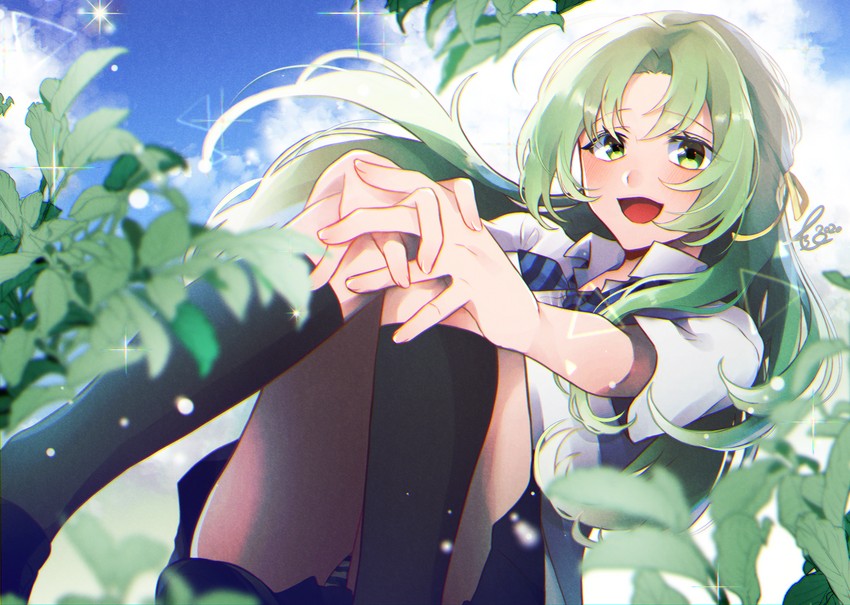 sonozaki shion (higurashi no naku koro ni) drawn by kamuro_asu