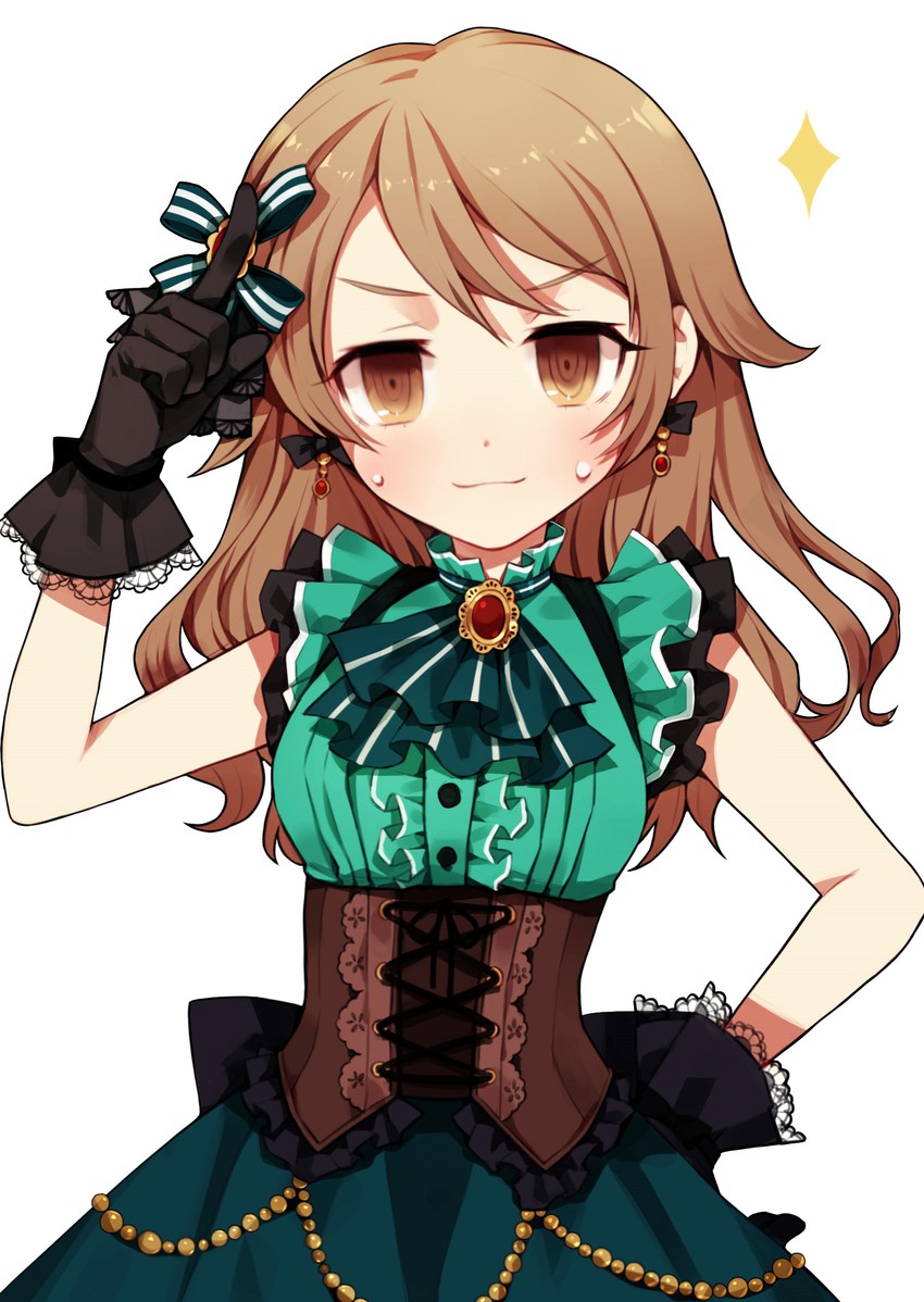 morikubo nono (idolmaster and 2 more) drawn by pinkiepies2