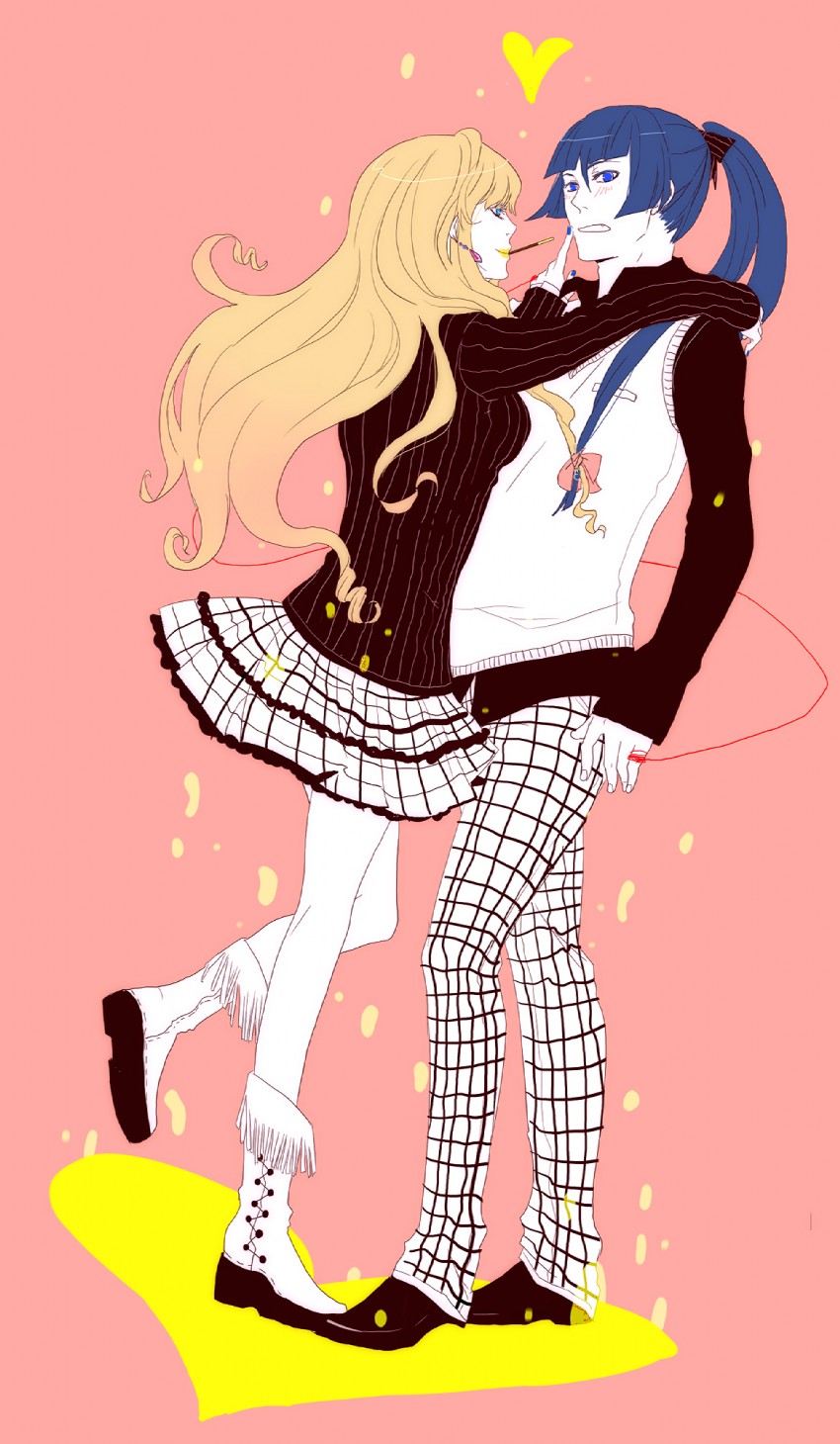 sheryl nome and saotome alto (macross and 1 more) drawn by wings_(tsubasawings)