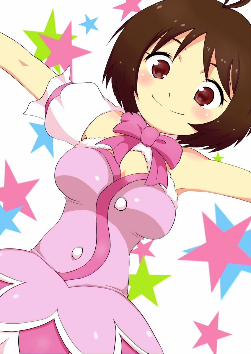 hidaka ai (idolmaster and 1 more) drawn by m_mance