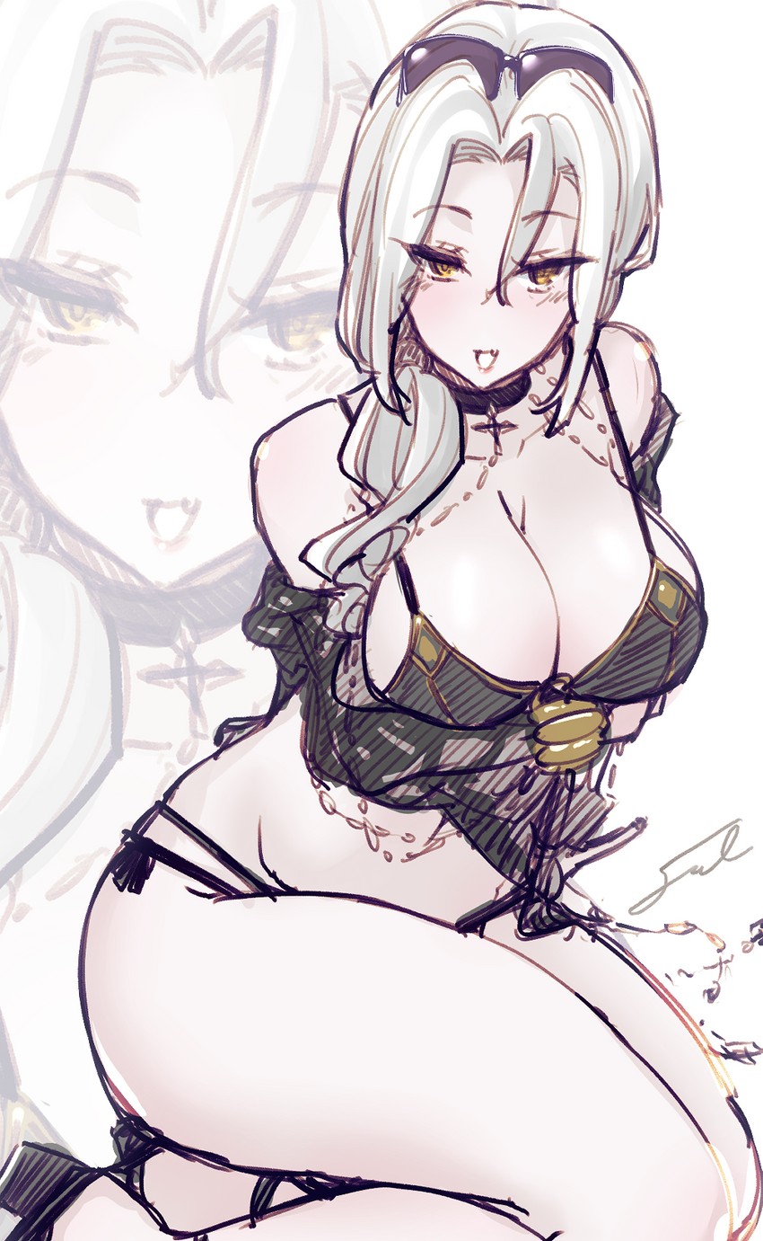 carmilla (fate and 1 more) drawn by fue_(rhomphair)
